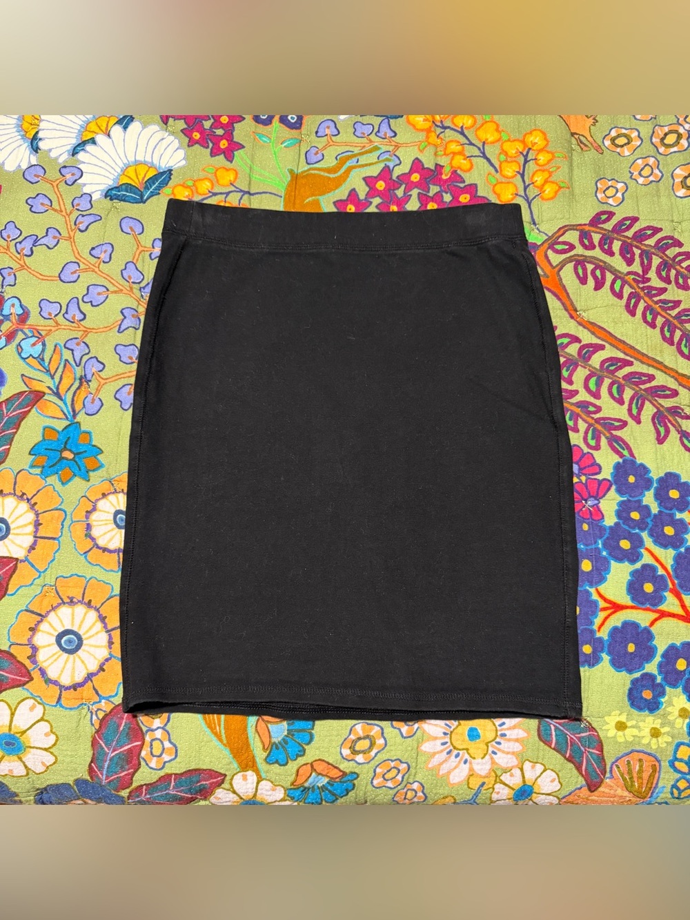 Old Navy Black Women's Knit Pencil Skirt